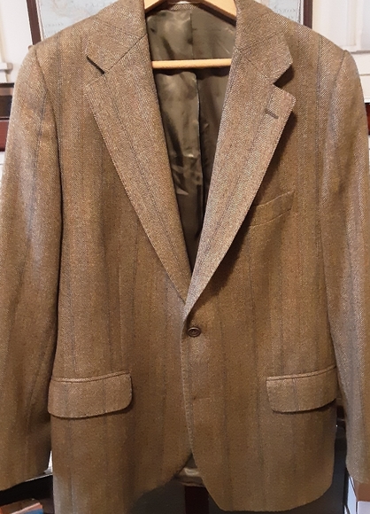 COPY - Magee tweed blazer sport coat green - Picture 1 of 8